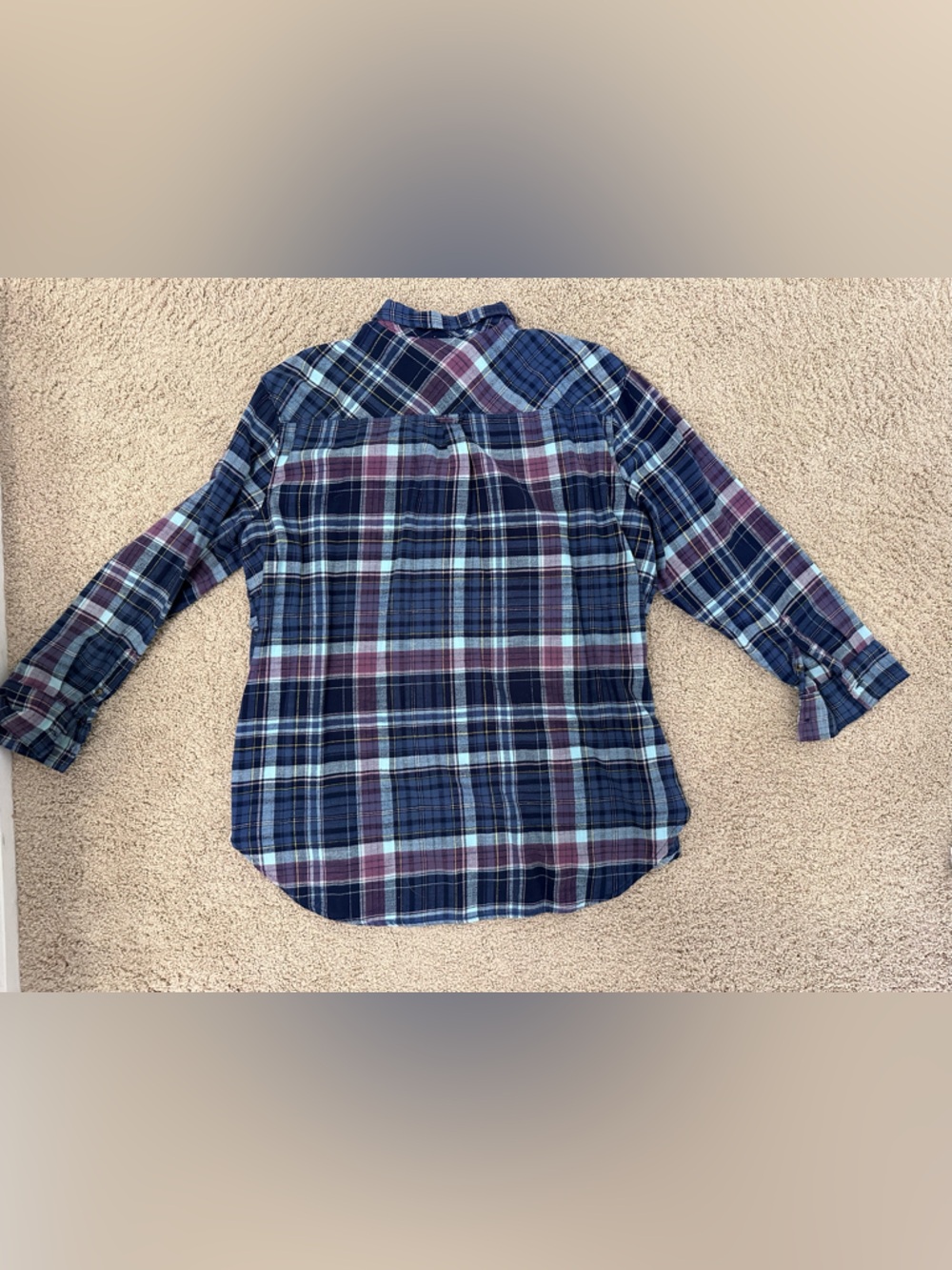 aerie Plaid Button-Down Shirt - Picture 2 of 3
